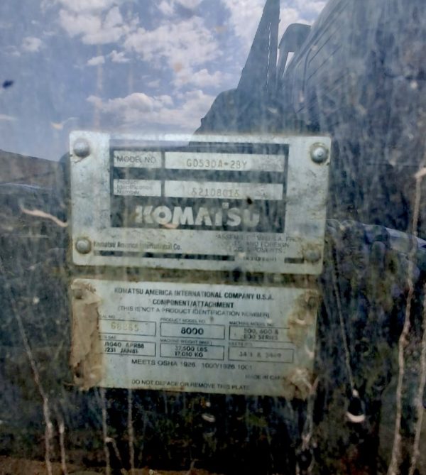 KOMATSU GD530 GRADER